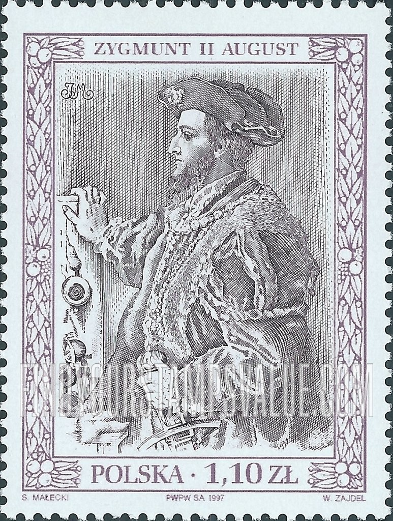 FindYourStampsValue: Royalty Type of 1986: Sigismundus II Augustus (1520-72)