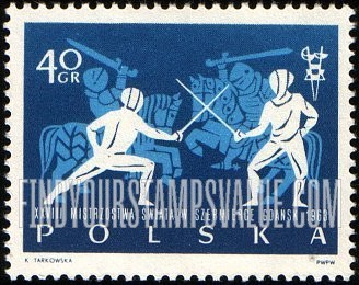 FindYourStampsValue: Fencers and knights in armor