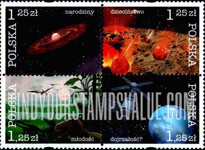 FindYourStampsValue: History of the Earth