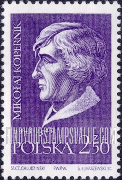 FindYourStampsValue: Scientists: Nicolaus Copernicus