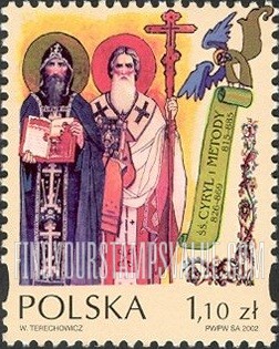 FindYourStampsValue: Saints: Sts. Cyril (826-869) and Methodius (815-85)