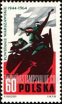 FindYourStampsValue: Warsaw Fighters, 1944