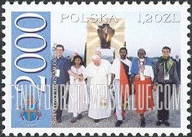 FindYourStampsValue: World Youth Day, 2000