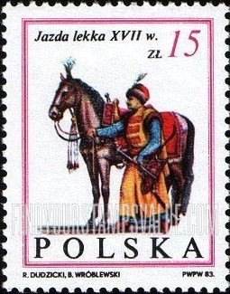 FindYourStampsValue: Army of King John III Sobieski: Light cavalryman