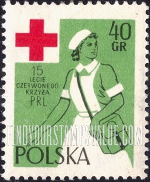 FindYourStampsValue: Red Cross Nurse
