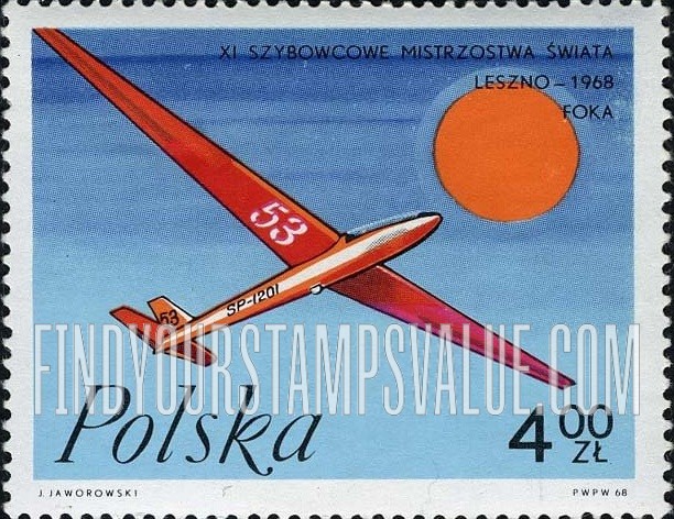 FindYourStampsValue: Polish Gliders: Seal