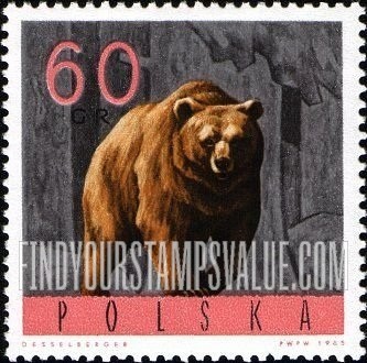 FindYourStampsValue: Brown bear