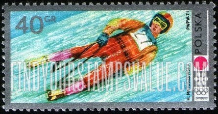 FindYourStampsValue: Luge and Sapporo β72 Emblem