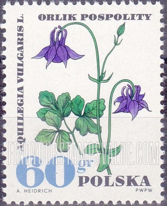 FindYourStampsValue: Medicinal Plants: Columbine