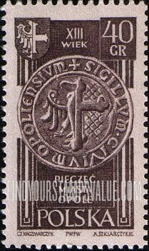 FindYourStampsValue: Seal of Opole, 13th Century