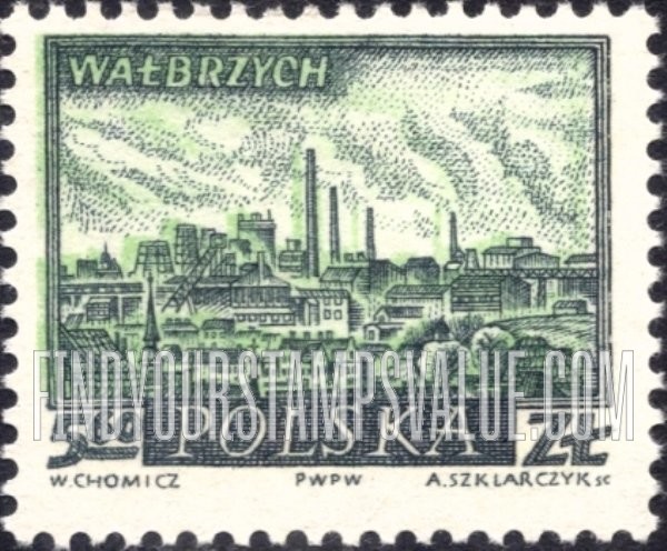 FindYourStampsValue: Historic Towns: Walbrzych