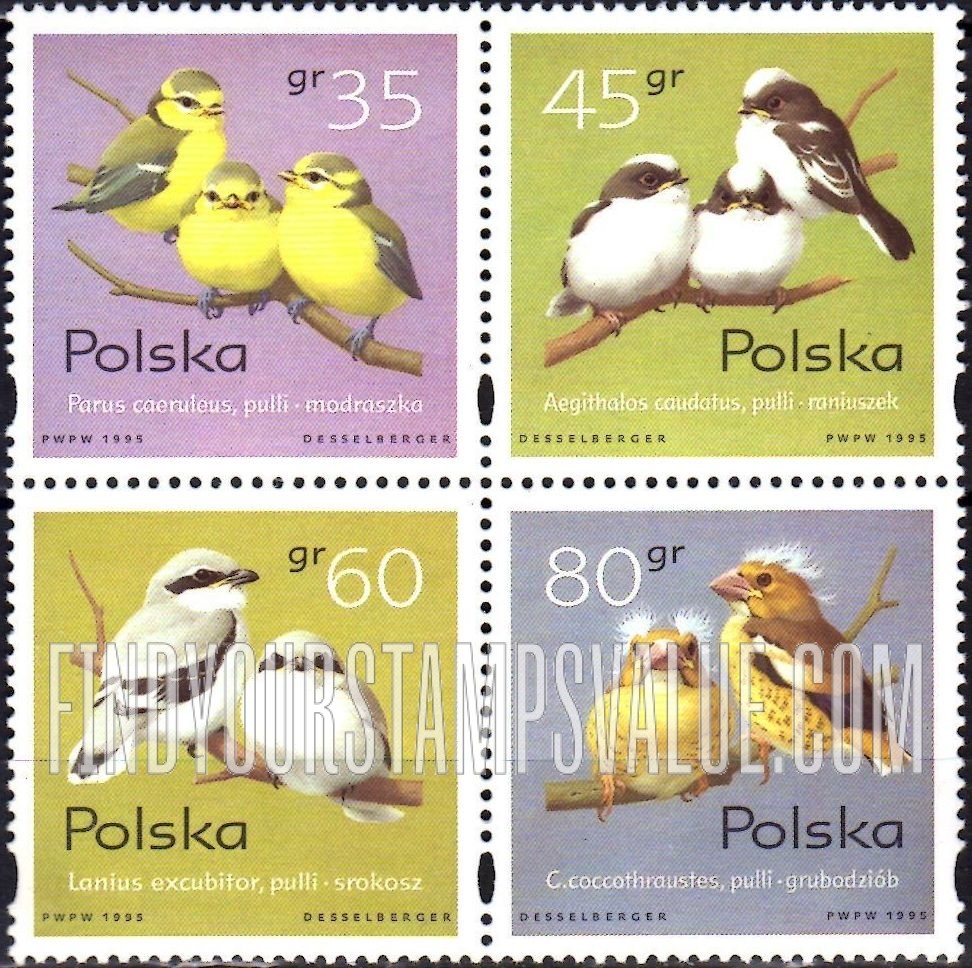 FindYourStampsValue: Songbird Chicks