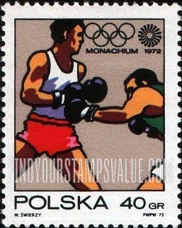 FindYourStampsValue: Olympic Rings and “Motion” Symbol and Boxing