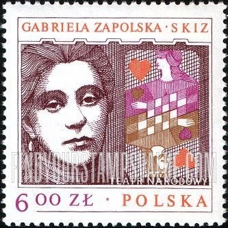 FindYourStampsValue: Polish dramatists: Gabriela Zapolska (1857-1921)