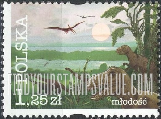 FindYourStampsValue: History of the Earth: Youth (mlodosc)