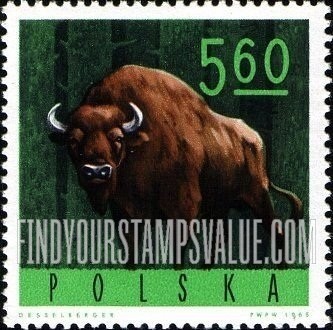 FindYourStampsValue: European bison
