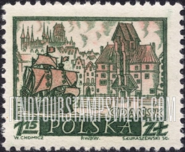 FindYourStampsValue: Historic Towns: Gdansk (Danzig)