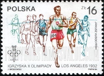 FindYourStampsValue: 1984 Olympics: Running