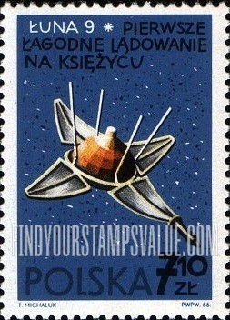 FindYourStampsValue: Spacecraft: Luna 9 (USSR)