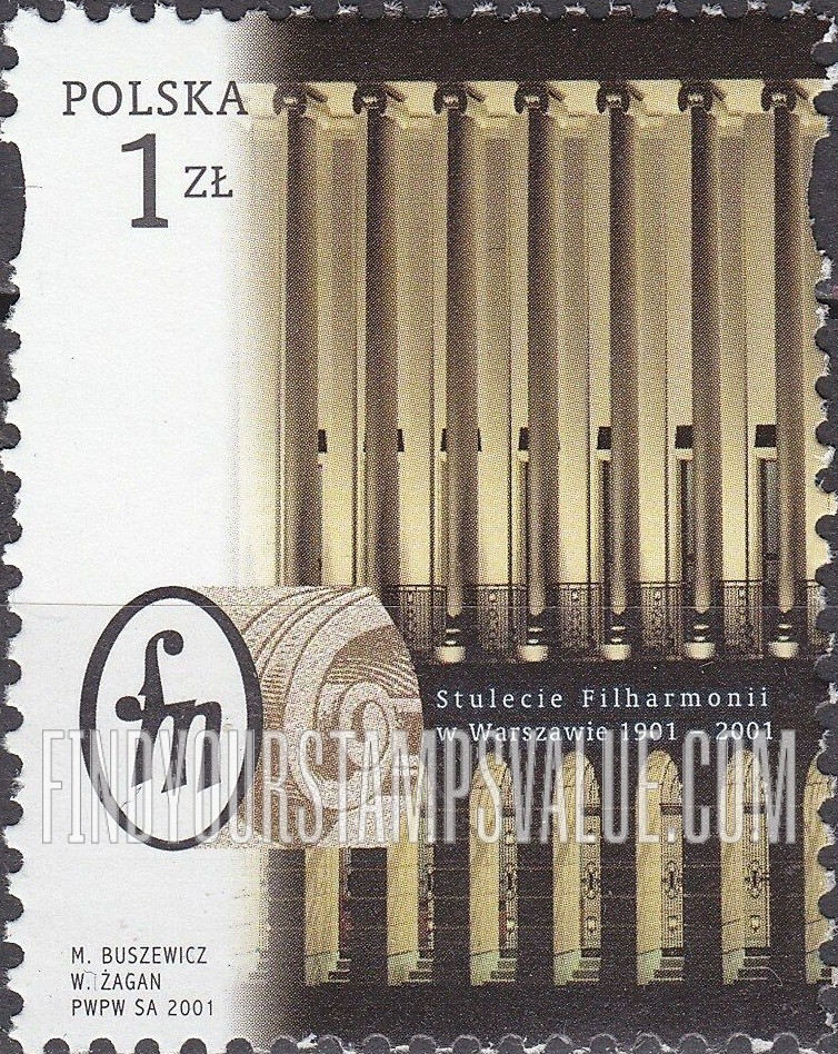 FindYourStampsValue: Warsaw Philharmonic, Centennial