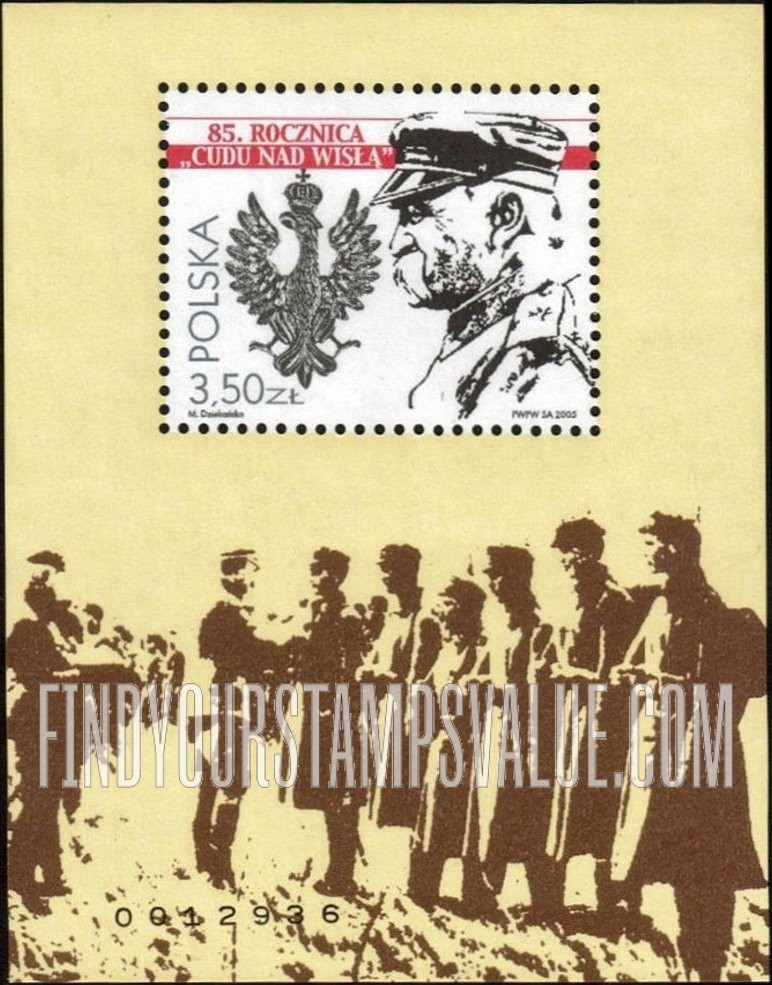 FindYourStampsValue: Polish Eagle and Józef Pilsudski