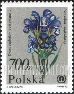 FindYourStampsValue: Flowers: Nymphoides peltata