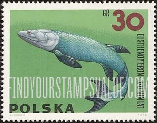 FindYourStampsValue: Prehistoric Vertebrates: Eusthenopteron