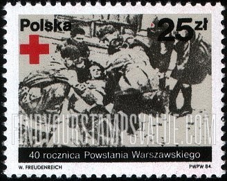 FindYourStampsValue: Warsaw Uprising, 40th Anniversa