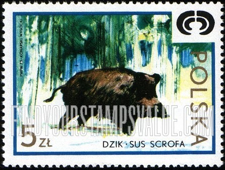FindYourStampsValue: Wild boar