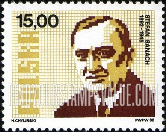 FindYourStampsValue: Mathematicians: Stefan Banach (1892-1945)