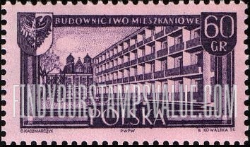 FindYourStampsValue: Apartment houses, Wroclaw