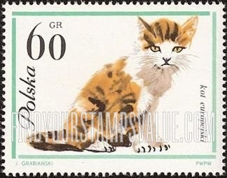 FindYourStampsValue: European Cat, horizontal