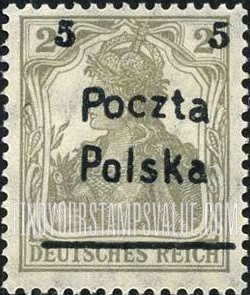 FindYourStampsValue: Germania: Overprinted in Black