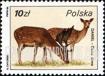 FindYourStampsValue: Wildlife: Dama dama