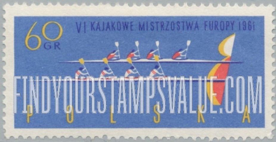 FindYourStampsValue: Four-man canoes and “E”