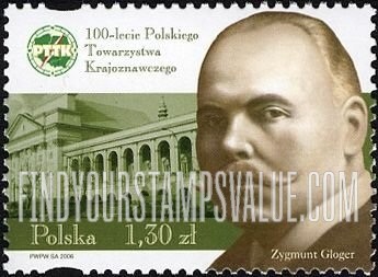 FindYourStampsValue: Museum of Industry, Warsaw, and Zygmunt Gloger (1845-1910), First President of Polish Touring Society