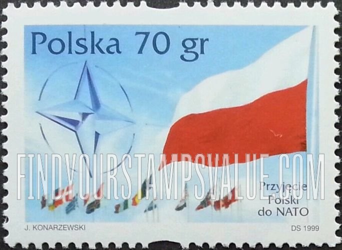 FindYourStampsValue: Poland’s Admission to NATO