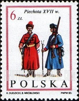 FindYourStampsValue: Army of King John III Sobieski: Non-commissioned infantry officers