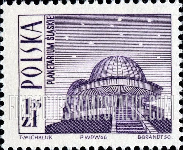 FindYourStampsValue: Planetarium, Katowice
