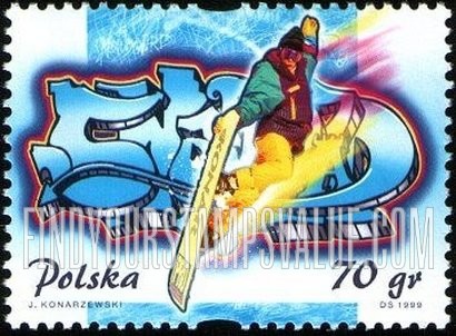 FindYourStampsValue: Sports: Snowboarding