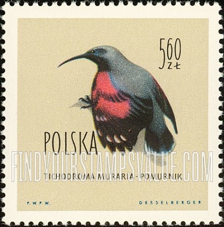 FindYourStampsValue: Birds: Wall creeper