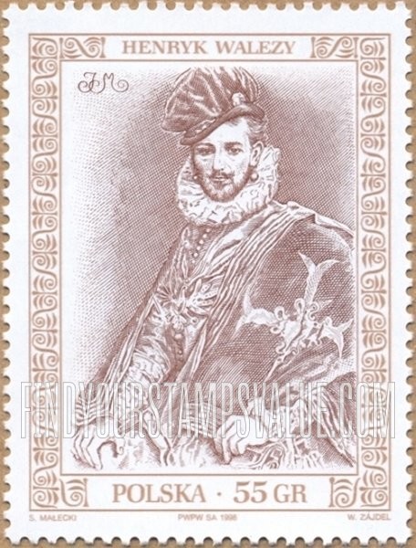 FindYourStampsValue: Royalty Type of 1986: Henryk Walezy