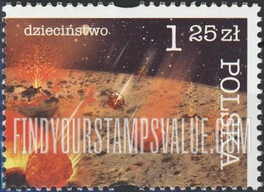 FindYourStampsValue: History of the Earth: Infancy (dziecinstwo)