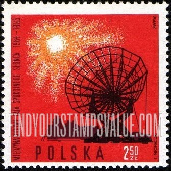 FindYourStampsValue: Radio telescope dish, Torun