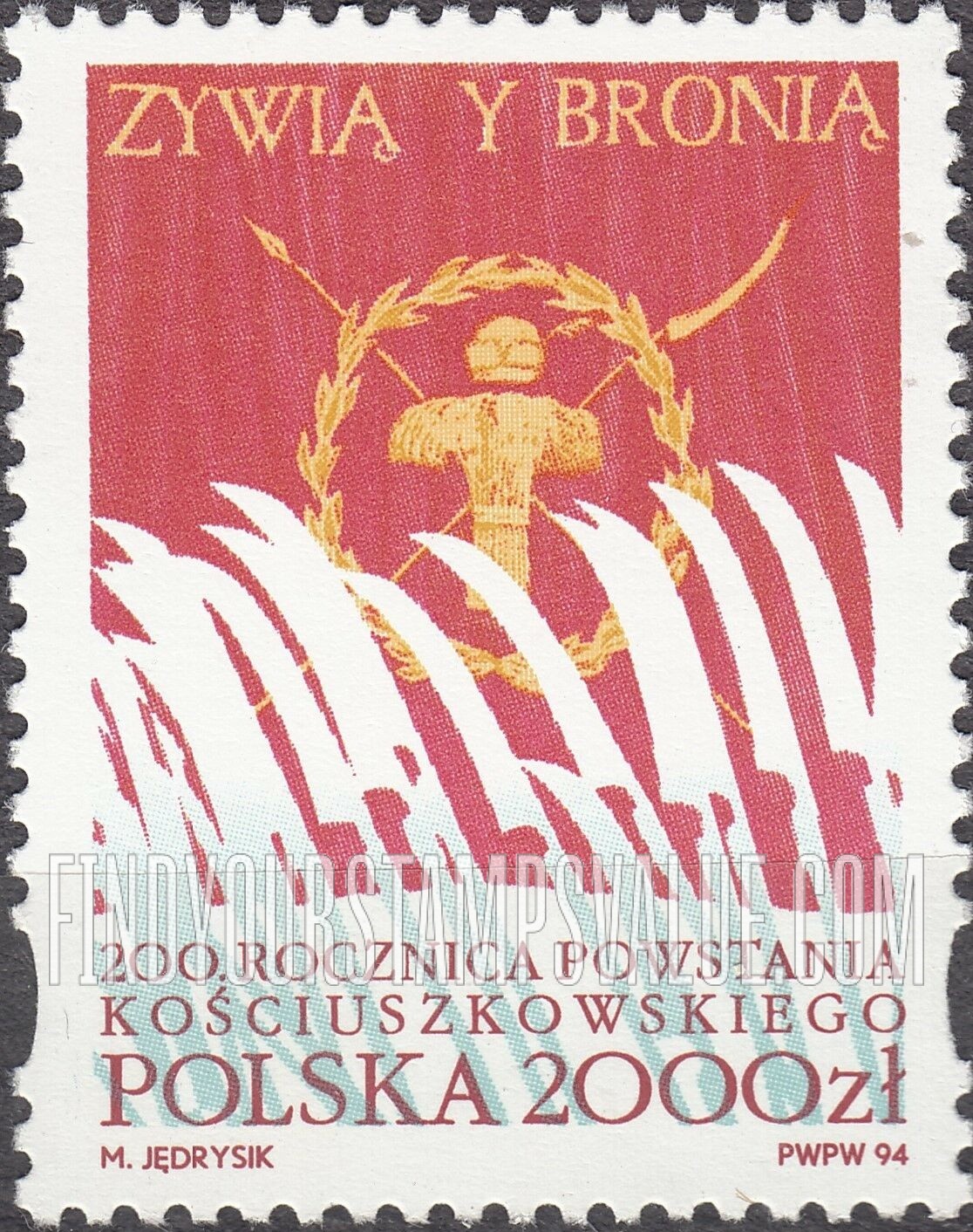 FindYourStampsValue: Kosciuszko Insurrection, Bicentennial