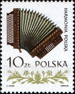 FindYourStampsValue: Musical Instruments: Accordion