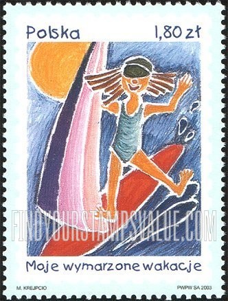 FindYourStampsValue: Children’s Dream Vacations: Marlena Krejpcio, vertical