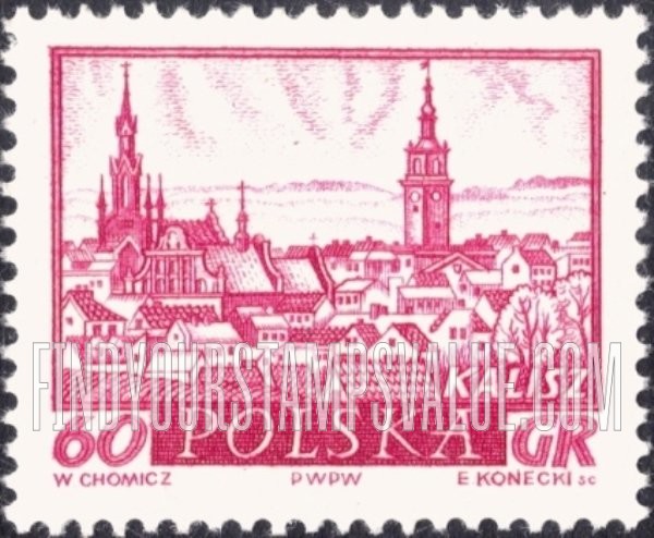FindYourStampsValue: Historic Towns: Kalisz