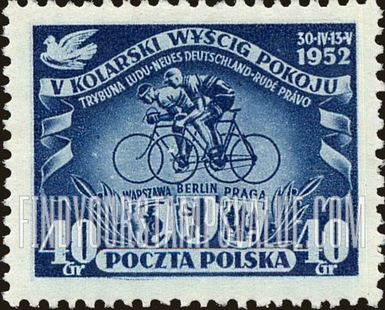 FindYourStampsValue: Racing Cyclists
