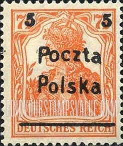 FindYourStampsValue: Germania: Overprinted in Black